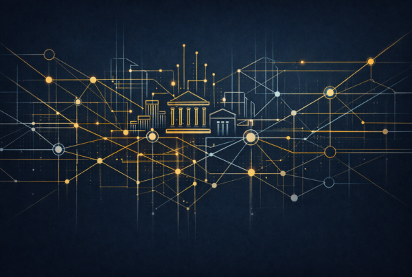 Abstract illustration representing regulatory enforcement, institutional capacity, and data protection governance under South Africa’s POPIA framework.